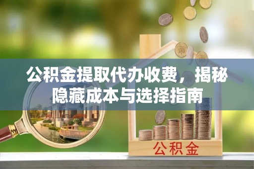 镇坪公积金提取代办收费，揭秘隐藏成本与选择指南