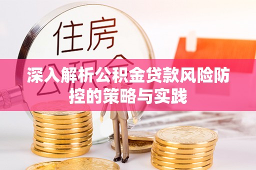 镇坪深入解析公积金贷款风险防控的策略与实践