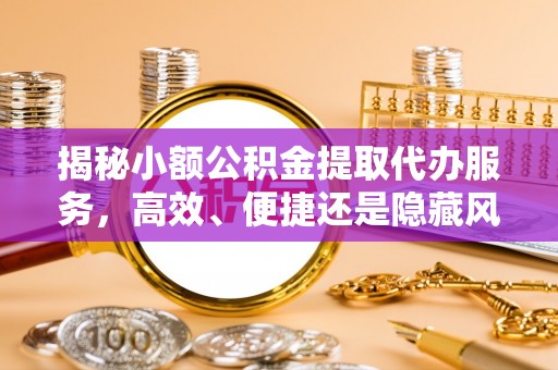 镇坪揭秘小额公积金提取代办服务，高效、便捷还是隐藏风险？