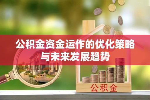 镇坪公积金资金运作的优化策略与未来发展趋势