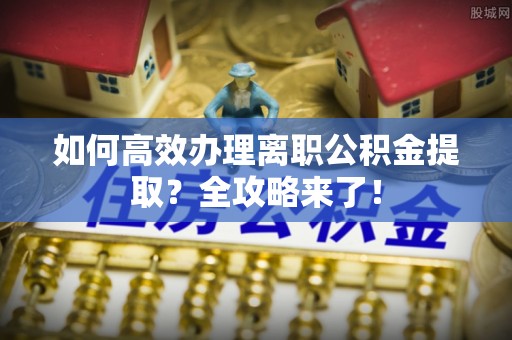 镇坪如何高效办理离职公积金提取？全攻略来了！