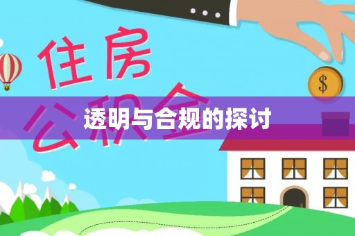 镇坪透明与合规的探讨